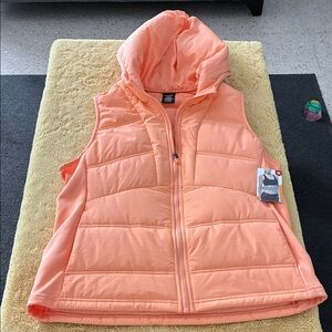 Avia Kids Hooded Vest - Coral